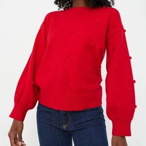 NWOT 🎀❤️ Red Pom Pom Sweater